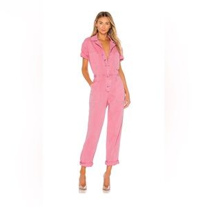 Pistola Grover Jumpsuit in Flamingo (worn once) - Size M